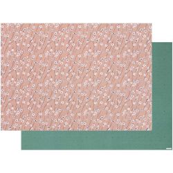 Paper Poetry Motivkarton Blumenranken 50x70cm von Rico Design