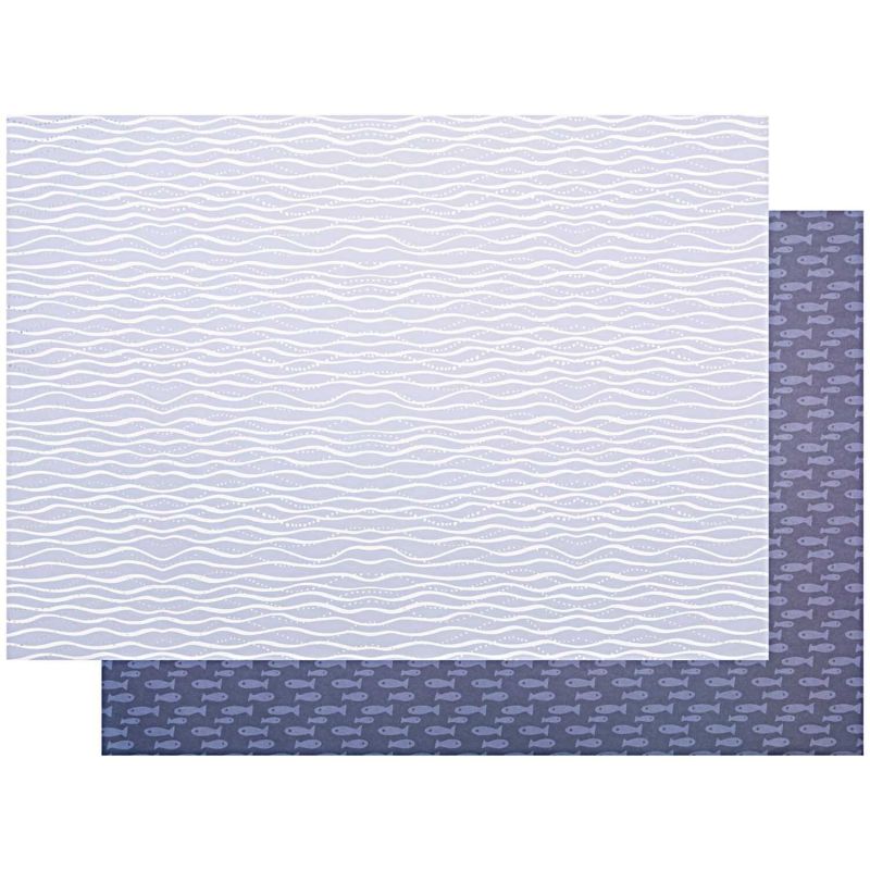 Paper Poetry Motivkarton Mermaid Wellen blau-weiß 50x70cm Paper Poetry Motivkarton Mermaid Wellen blau-weiß 50x70cm von Rico Design