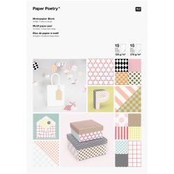 Paper Poetry Motivpapier Block Graphic 21x30cm 30 Blatt Paper Poetry Motivpapier Block Graphic 21x30cm 30 Blatt von Rico Design
