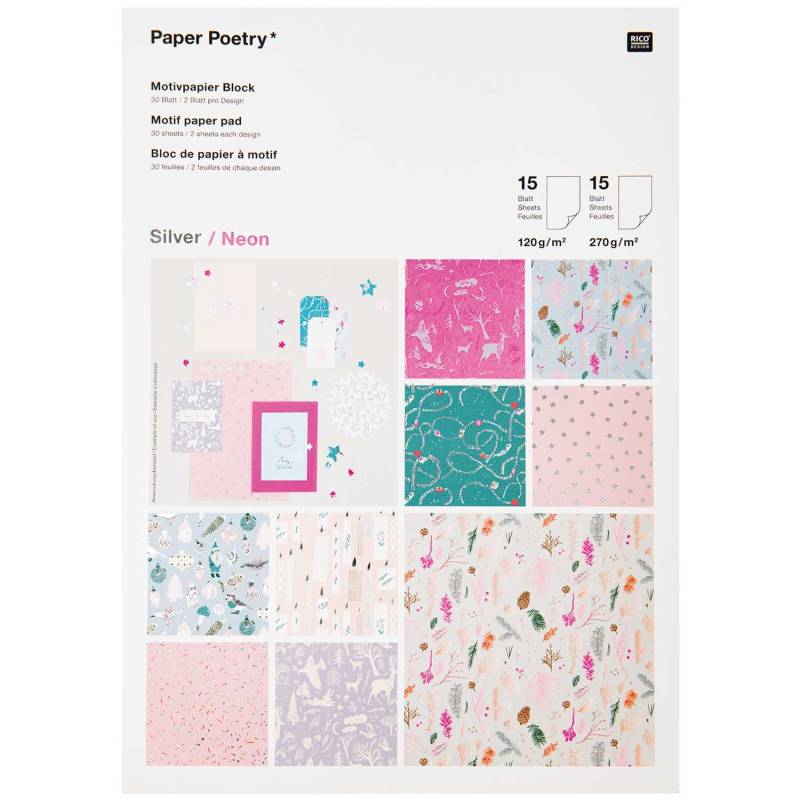 Paper Poetry Motivpapier Nostalgic Christmas pastell 30 Blatt Paper Poetry Motivpapier Nostalgic Christmas pastell 30 Blatt von Rico Design
