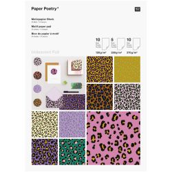 Paper Poetry Motivpapierblock Acid Leo 25 Blatt von Rico Design