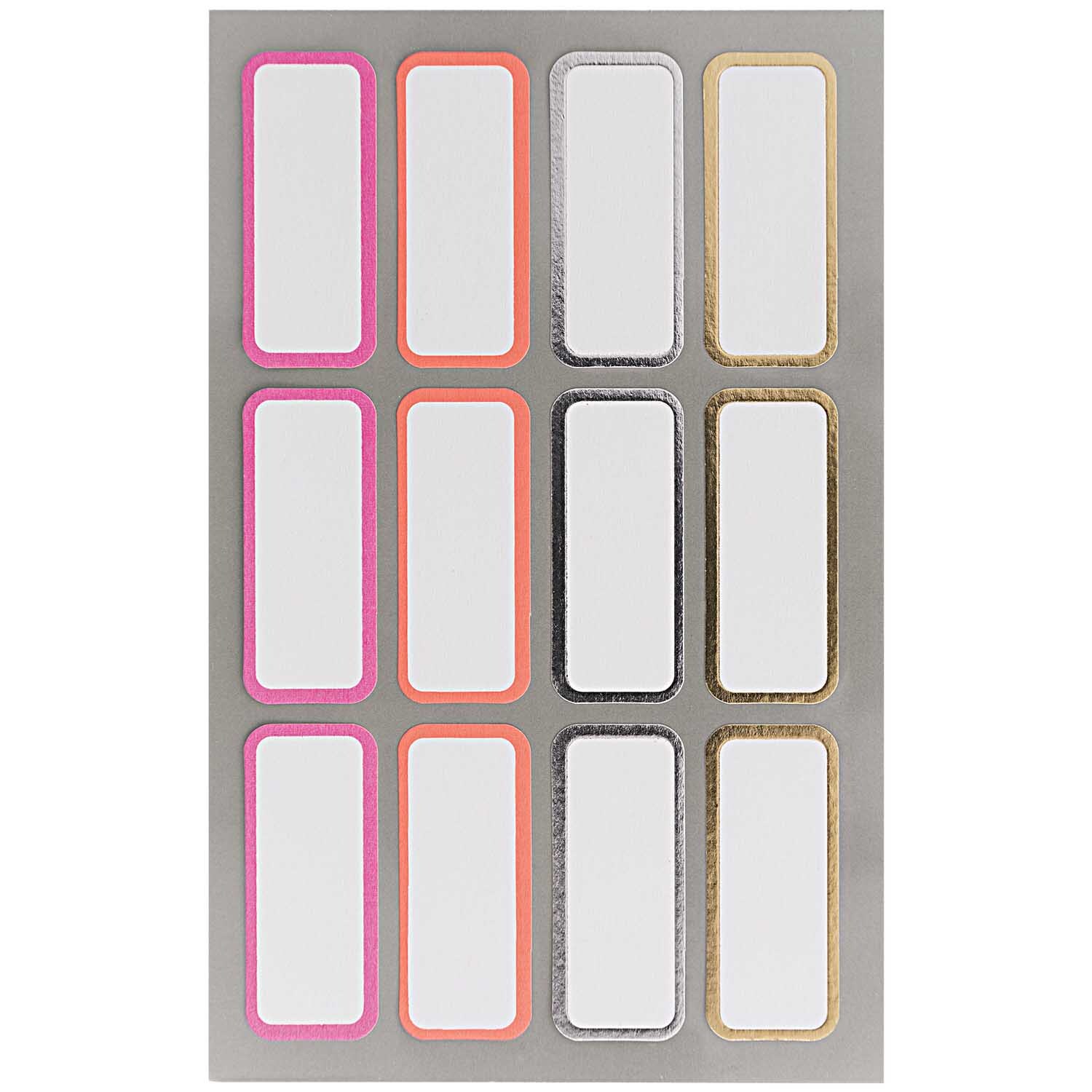 Paper Poetry Office Sticker Etiketten gold-silber-neon 44x19mm 4 Bogen Paper Poetry Office Sticker Etiketten gold-silber-neon 44x19mm 4 Bogen von Rico Design