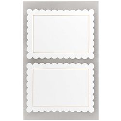 Paper Poetry Office Sticker Etiketten weiß mit Rosette 85x62mm 4 Bogen Paper Poetry Office Sticker Etiketten weiß mit Rosette 85x62mm 4 Bogen von Rico Design