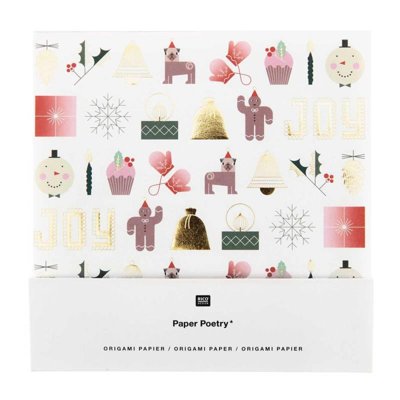 Paper Poetry Origami I love Christmas 50 Blatt Paper Poetry Origami I love Christmas 50 Blatt von Rico Design