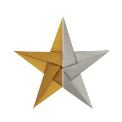 Paper Poetry Origami gold-silber 32 Blatt von Rico Design