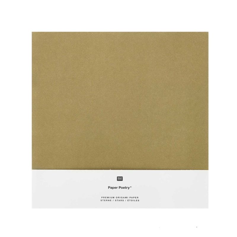 Paper Poetry Origami gold-silber 32 Blatt von Rico Design