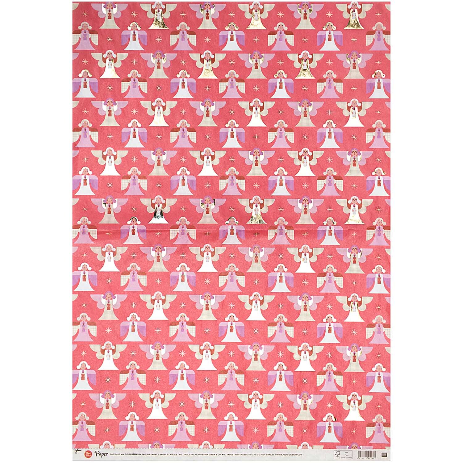 Paper Poetry Paper Patch Papier Engel rot 30x42cm Paper Poetry Paper Patch Papier Engel rot 30x42cm von Rico Design