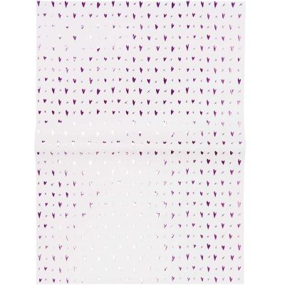 Paper Poetry Paper Patch Papier Herzen rosa 30x42cm Hot Foil Paper Poetry Paper Patch Papier Herzen rosa 30x42cm Hot Foil von Rico Design
