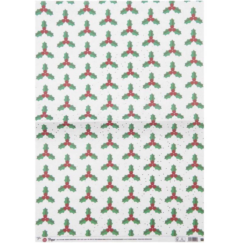 Paper Poetry Paper Patch Papier Ilex 30x42cm Paper Poetry Paper Patch Papier Ilex 30x42cm von Rico Design