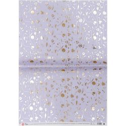 Paper Poetry Paper Patch Papier Pflanzen flieder-gold 30x42cm Paper Poetry Paper Patch Papier Pflanzen flieder-gold 30x42cm von Rico Design