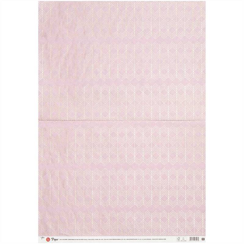 Paper Poetry Paper Patch Papier grafisch rosa-gold 30x42cm Paper Poetry Paper Patch Papier grafisch rosa-gold 30x42cm von Rico Design