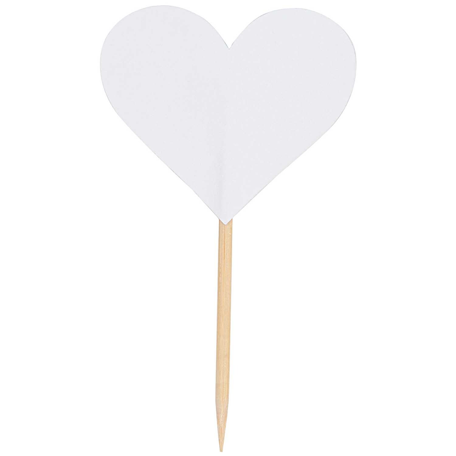 Paper Poetry Papier Fähnchen Herz weiß 10 Stück Paper Poetry Papier Fähnchen Herz weiß 10 Stück von Rico Design