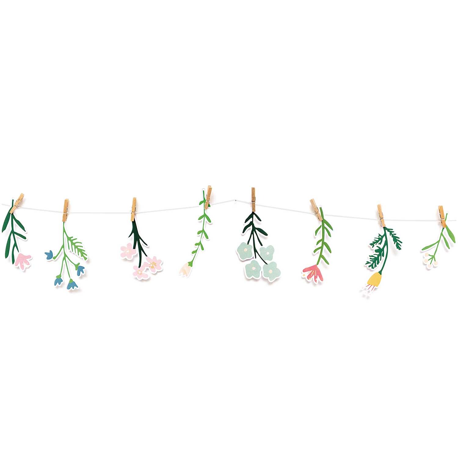 Rico Design Paper Poetry Papieranhänger Bunny Hop Streublumen 8 Stück von Rico Design