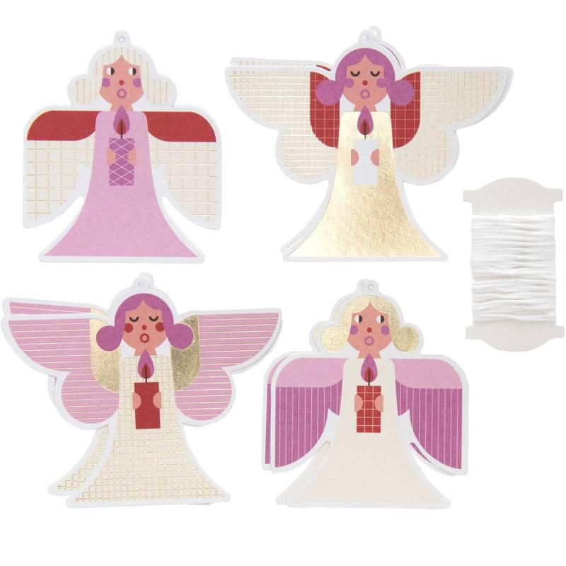 Paper Poetry Papieranhänger Engel 8 Stück Paper Poetry Papieranhänger Engel 8 Stück von Rico Design