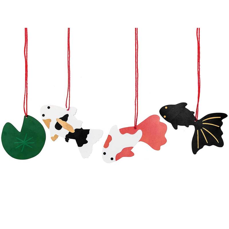 Paper Poetry Papieranhänger Jardin Japonais Kois 8 Stück von Rico Design