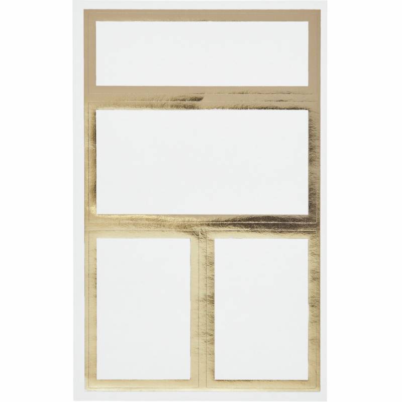 Paper Poetry Papieretiketten Gold 4 Stück von Rico Design