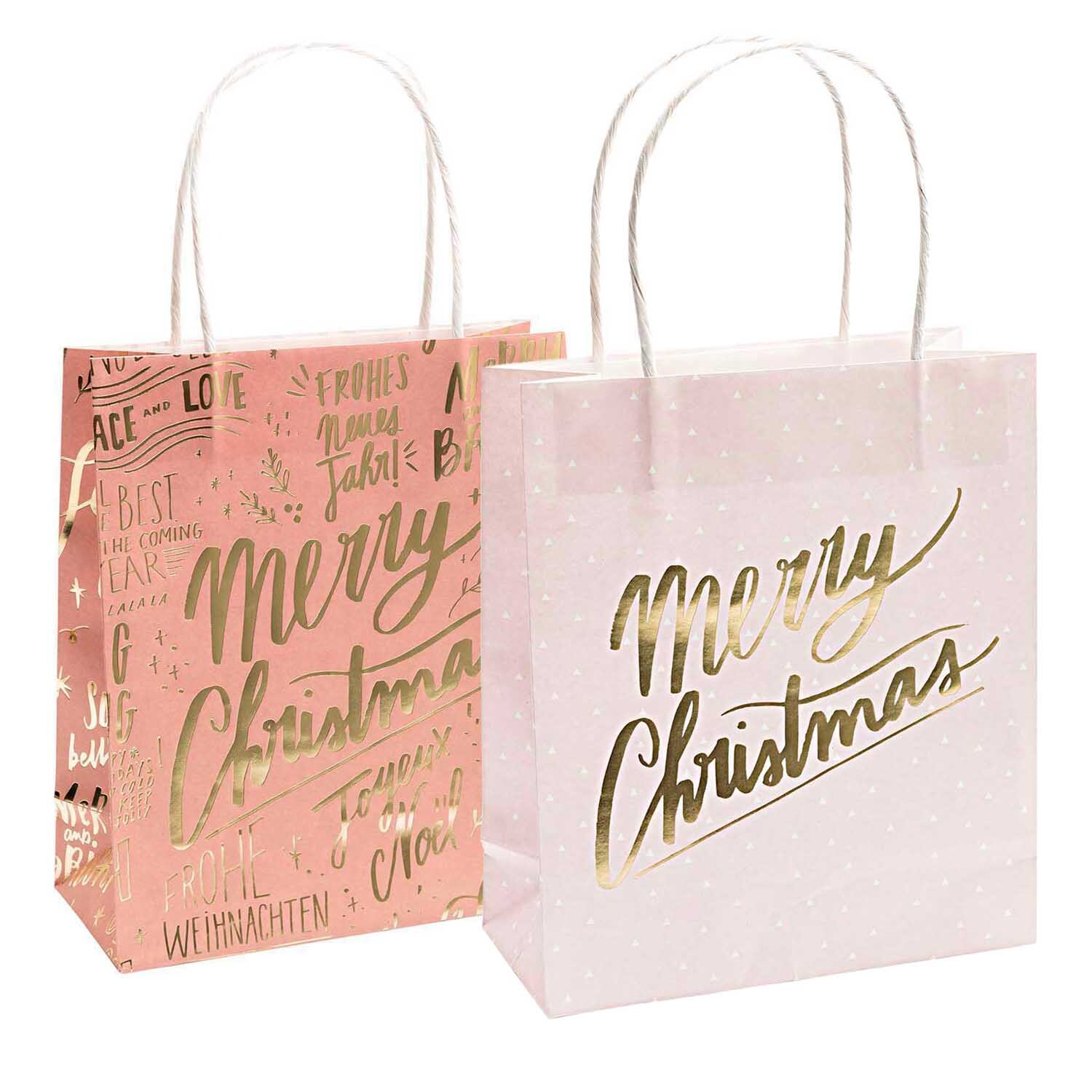 Paper Poetry Papiertüten Merry Christmas pastell 18x21cm 2 Stück Paper Poetry Papiertüten Merry Christmas pastell 18x21cm 2 Stück von Rico Design