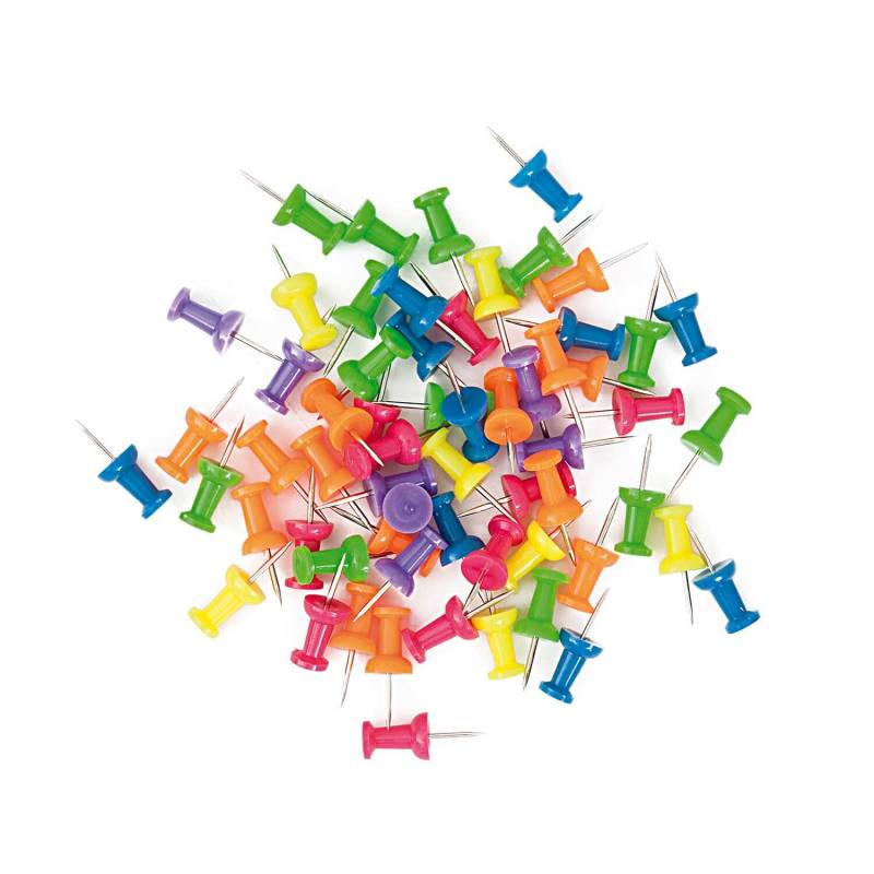 Paper Poetry Pinnwandnadeln mehrfarbig 60 Stück von Rico Design