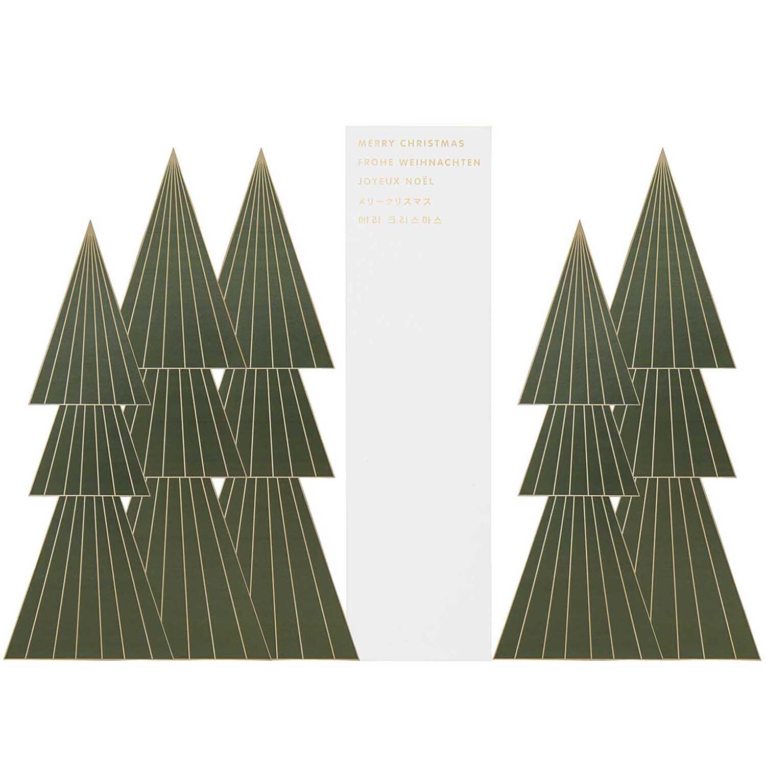 Paper Poetry Postkartendeko-Set Tannen 6 Stück Paper Poetry Postkartendeko-Set Tannen 6 Stück von Rico Design