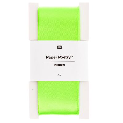 Paper Poetry Satinband 38mm 3m von Rico Design