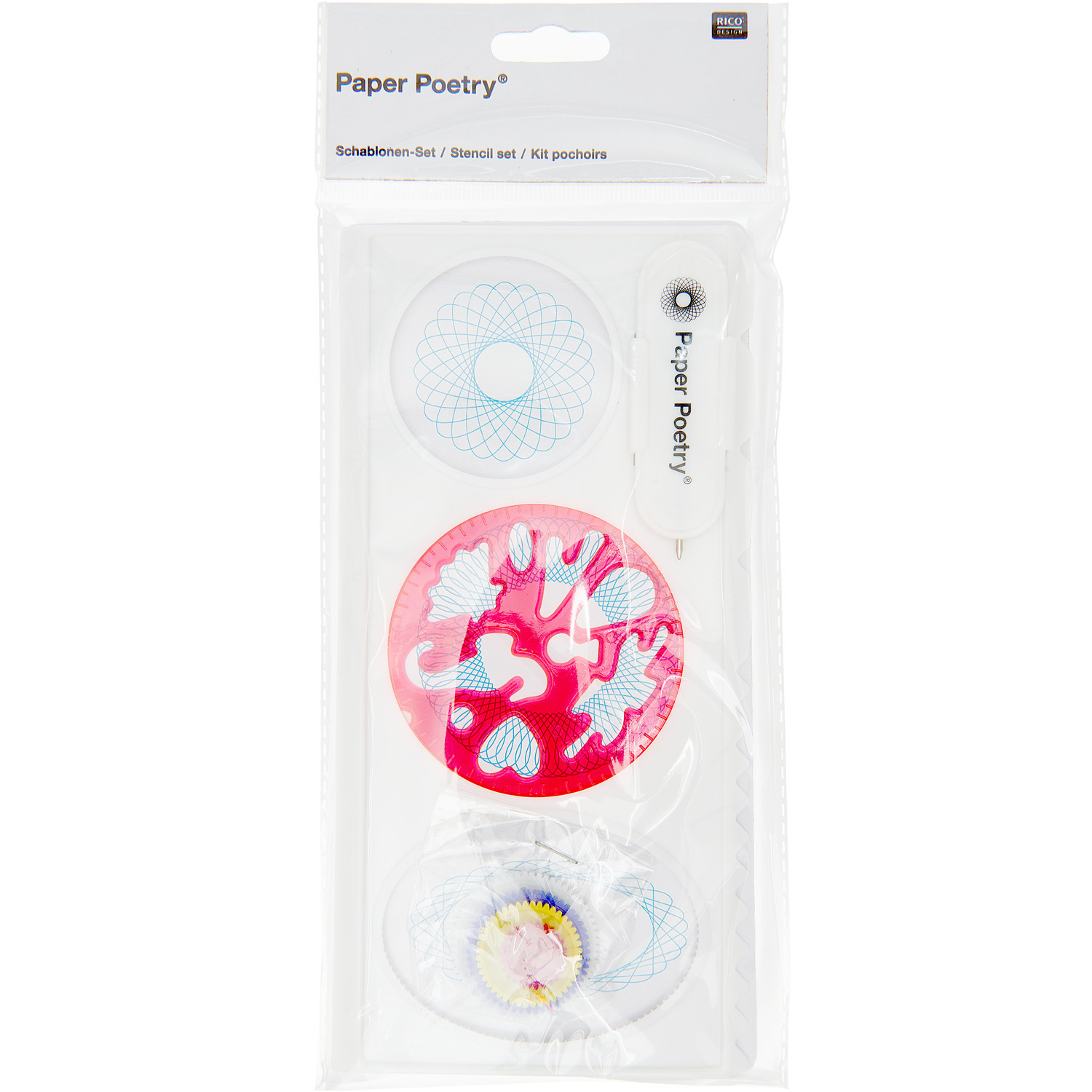 Paper Poetry Schablonen Set Mandala 23x11cm Paper Poetry Schablonen Set Mandala 23x11cm von Rico Design