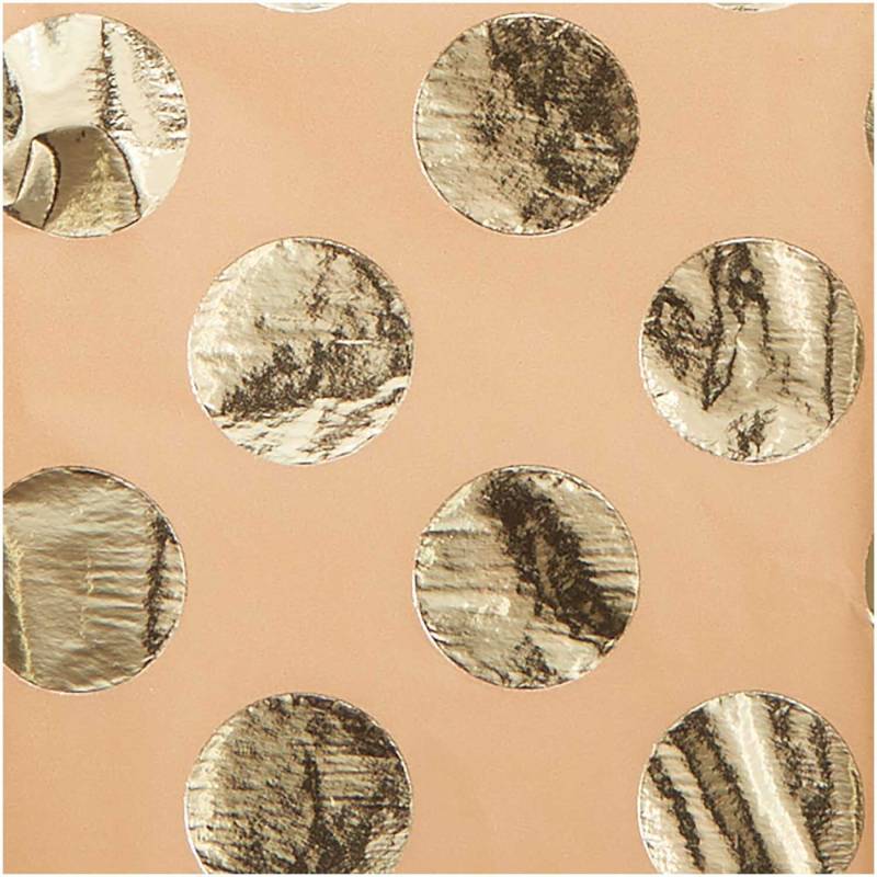 Paper Poetry Seidenpapier natur Punkte gold 70x50cm 4 Bogen Hot Foil von Rico Design