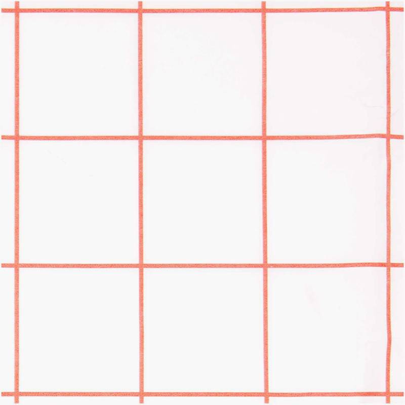 Paper Poetry Seidenpapier raster rot/weiß 50x70cm von Rico Design