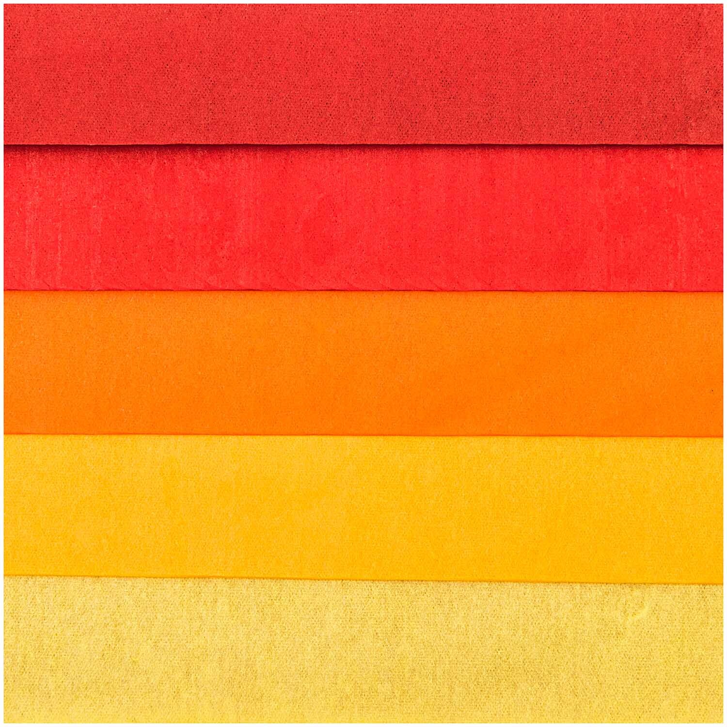 Paper Poetry Seidenpapier rot sortiert 50x70cm 5 Bogen von Rico Design