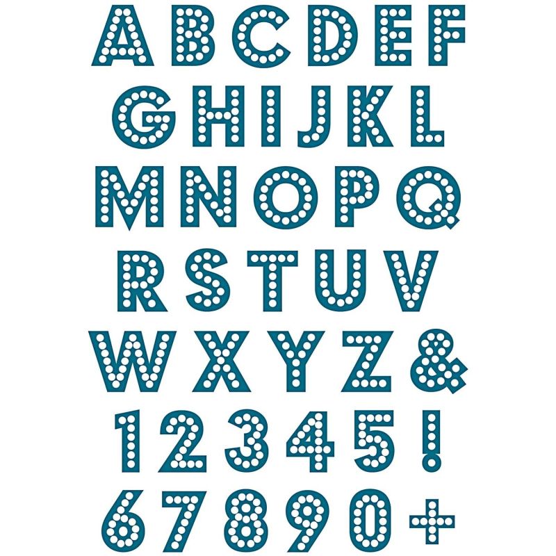 Paper Poetry Silikonstempel Alphabet und Zahlen klein von Rico Design