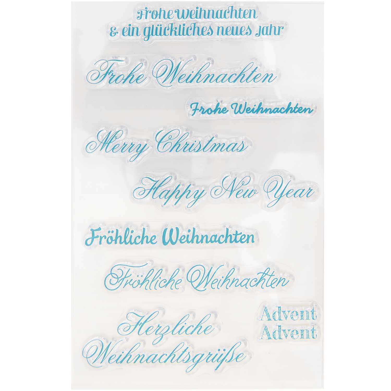 Paper Poetry Silikonstempel Schriften Weihnachten 9 Motive Paper Poetry Silikonstempel Schriften Weihnachten 9 Motive von Rico Design