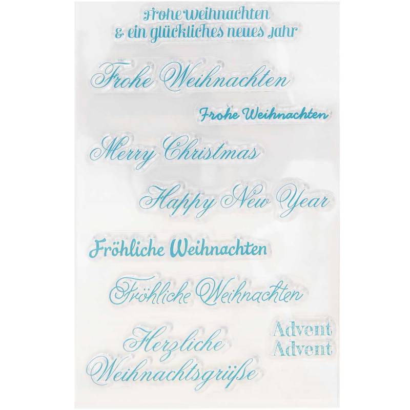 Paper Poetry Silikonstempel Schriften Weihnachten 9 Motive Paper Poetry Silikonstempel Schriften Weihnachten 9 Motive von Rico Design