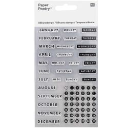 Paper Poetry Silikonstempel-Set Bullet Diary Kalender Druckschrift Paper Poetry Silikonstempel-Set Bullet Diary Kalender Druckschrift von Rico Design