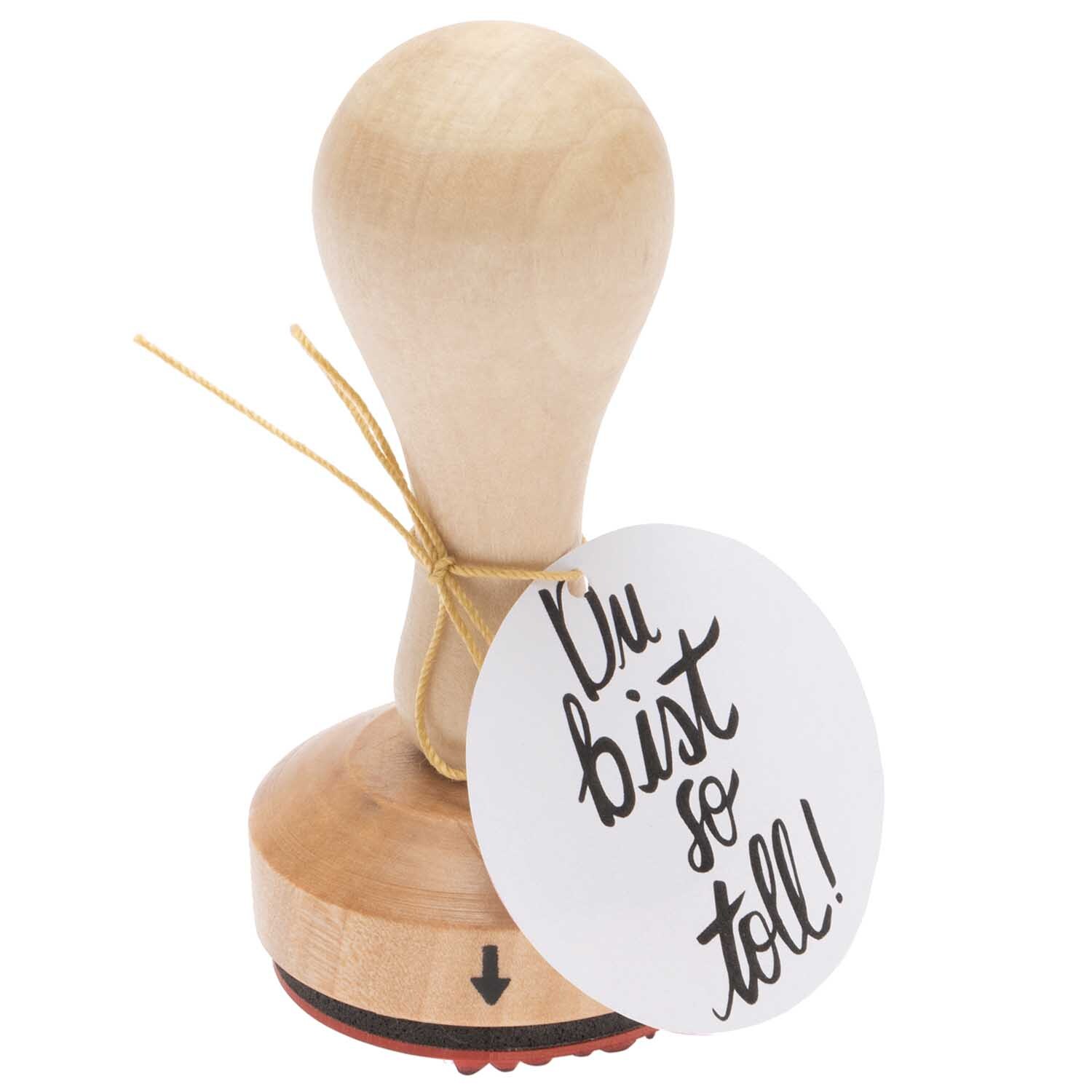 Paper Poetry Stempel Du bist so toll! 4,5x4,5x8cm von Rico Design