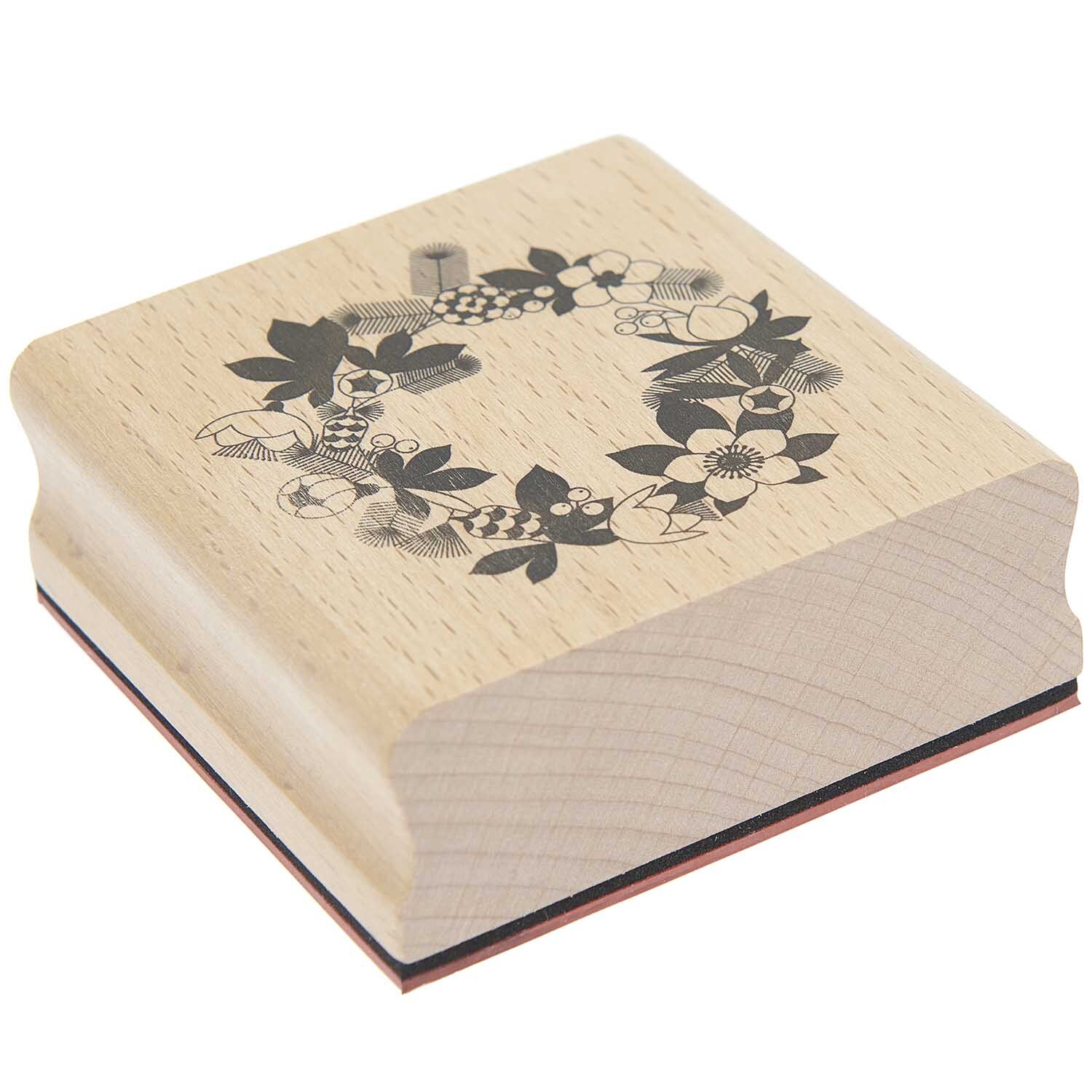 Paper Poetry Stempel Kranz 7x7cm von Rico Design