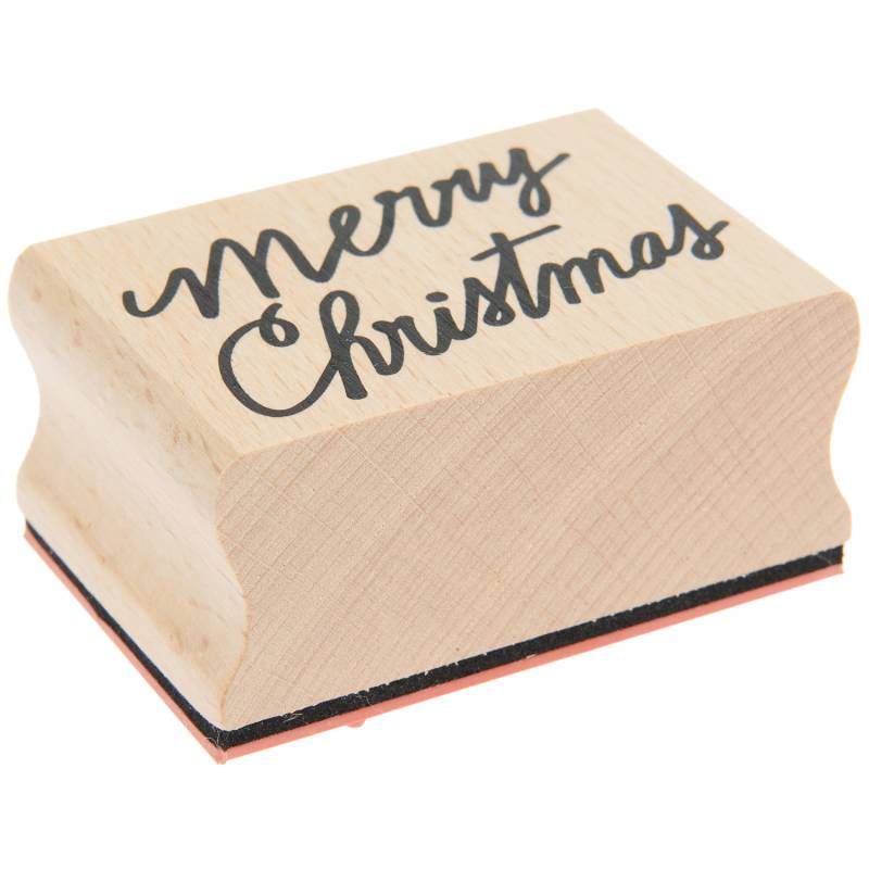 Paper Poetry Stempel Put a Bow on It Merry Christmas von Rico Design