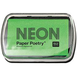 Paper Poetry Stempelkissen neongrün 9x6cm Paper Poetry Stempelkissen neongrün 9x6cm von Rico Design