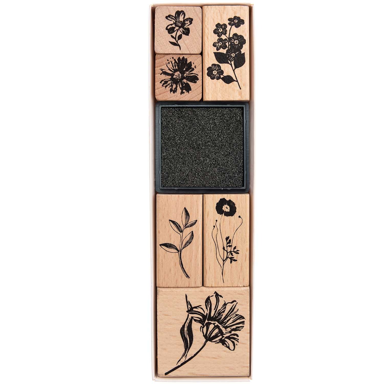 Paper Poetry Stempelset Blumen von Rico Design