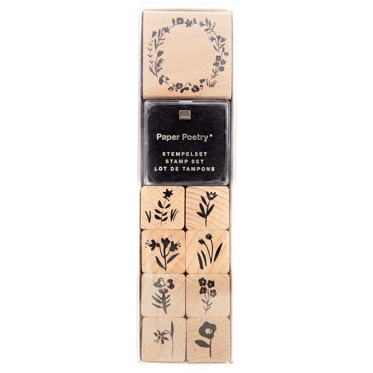 Paper Poetry Stempelset Blumenkranz Paper Poetry Stempelset Blumenkranz von Rico Design