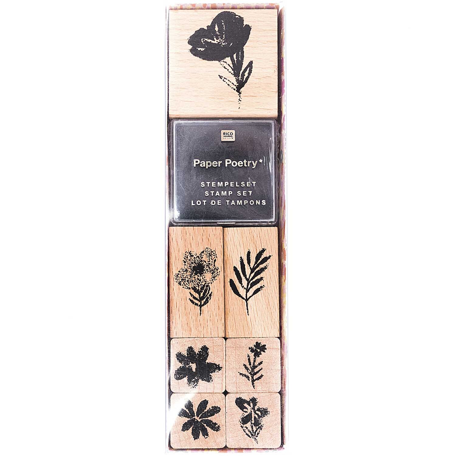 Paper Poetry Stempelset Crafted Nature Blumen Paper Poetry Stempelset Crafted Nature Blumen von Rico Design