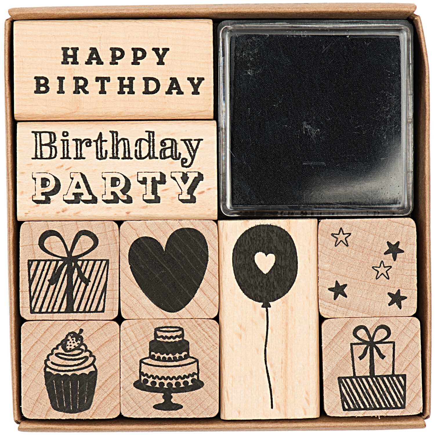 Paper Poetry Stempelset Geburtstag Paper Poetry Stempelset Geburtstag von Rico Design