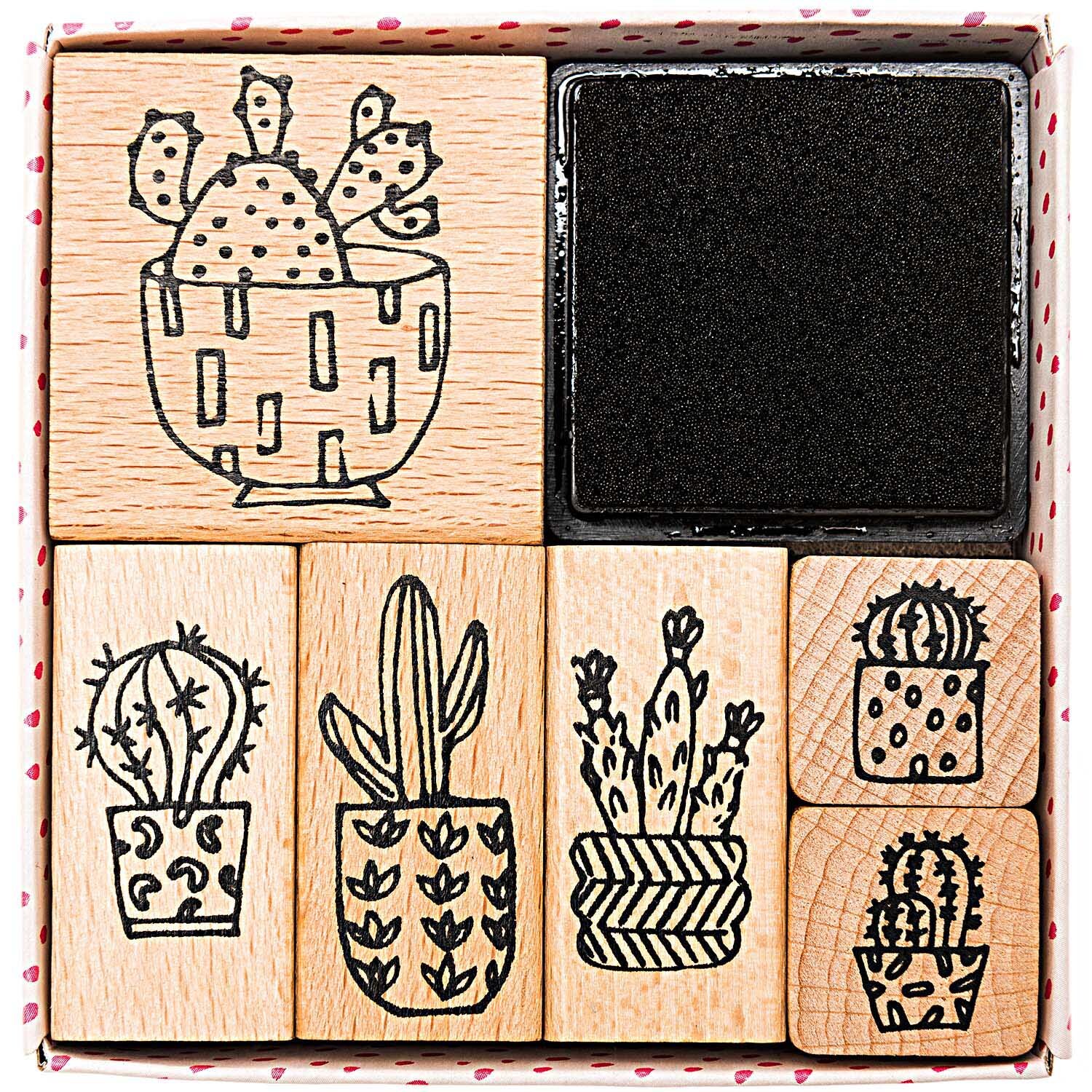 Paper Poetry Stempelset Hygge Cactus von Rico Design