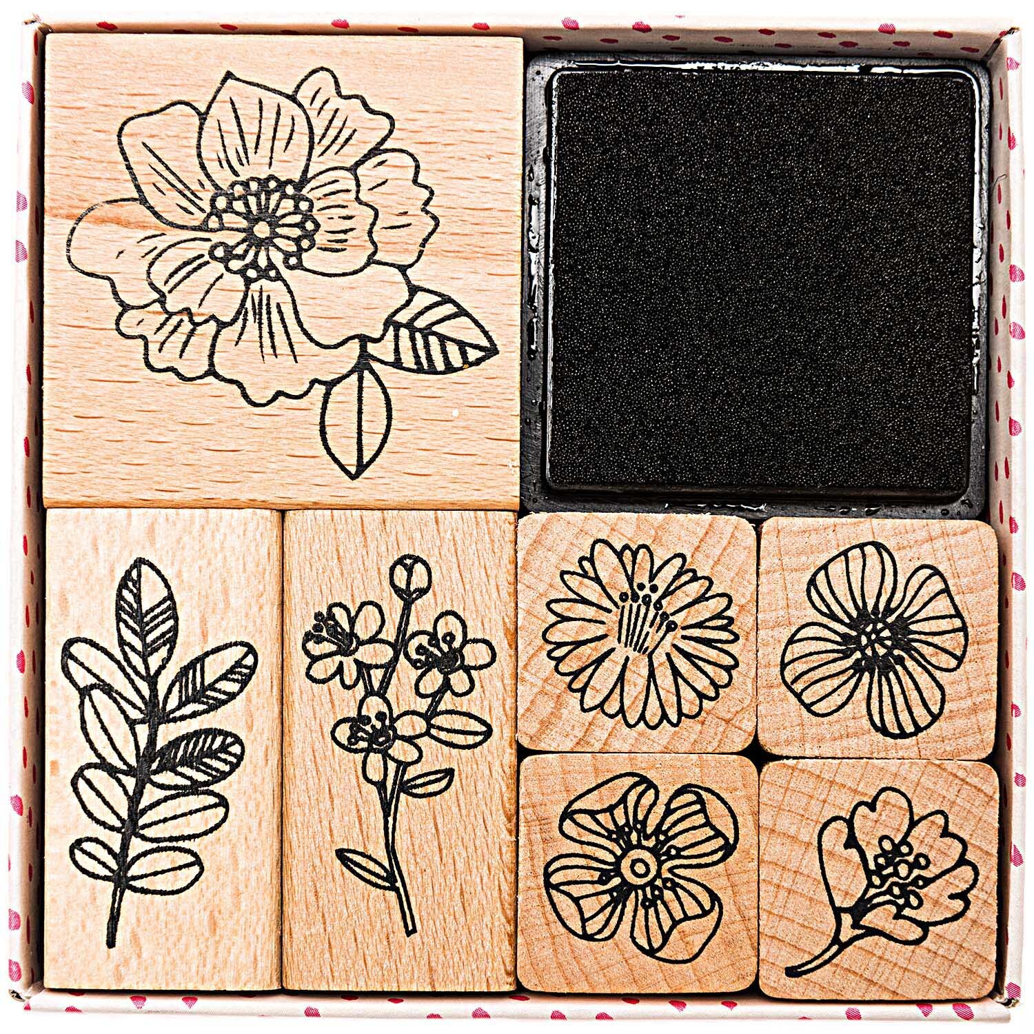 Paper Poetry Stempelset Hygge Flowers von Rico Design