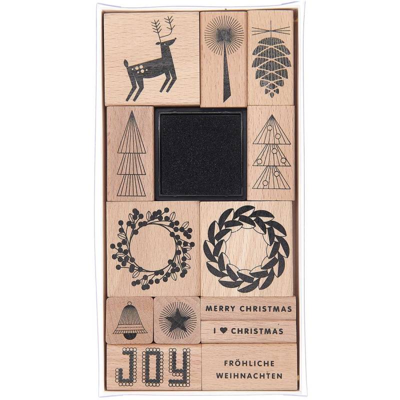 Paper Poetry Stempelset I love Christmas von Rico Design