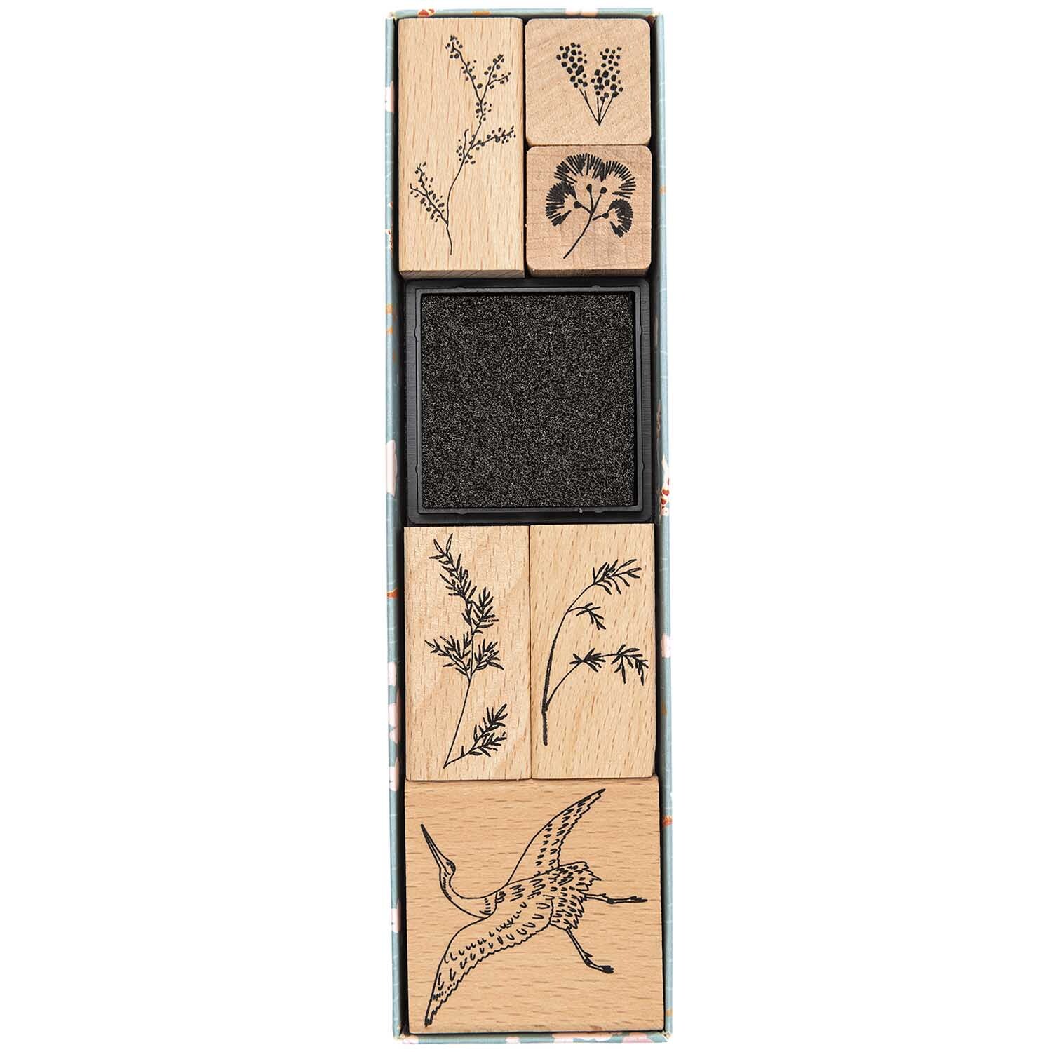 Paper Poetry Stempelset Jardin Japonais Kranich Paper Poetry Stempelset Jardin Japonais Kranich von Rico Design