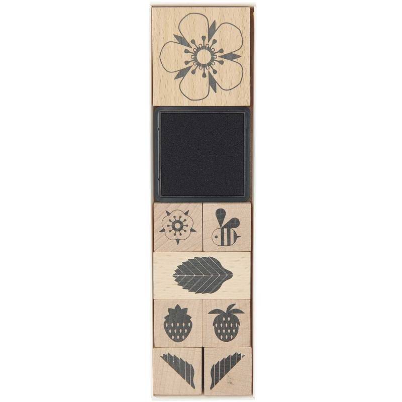 Paper Poetry Stempelset Just Bees + Fruits + Flowers von Rico Design