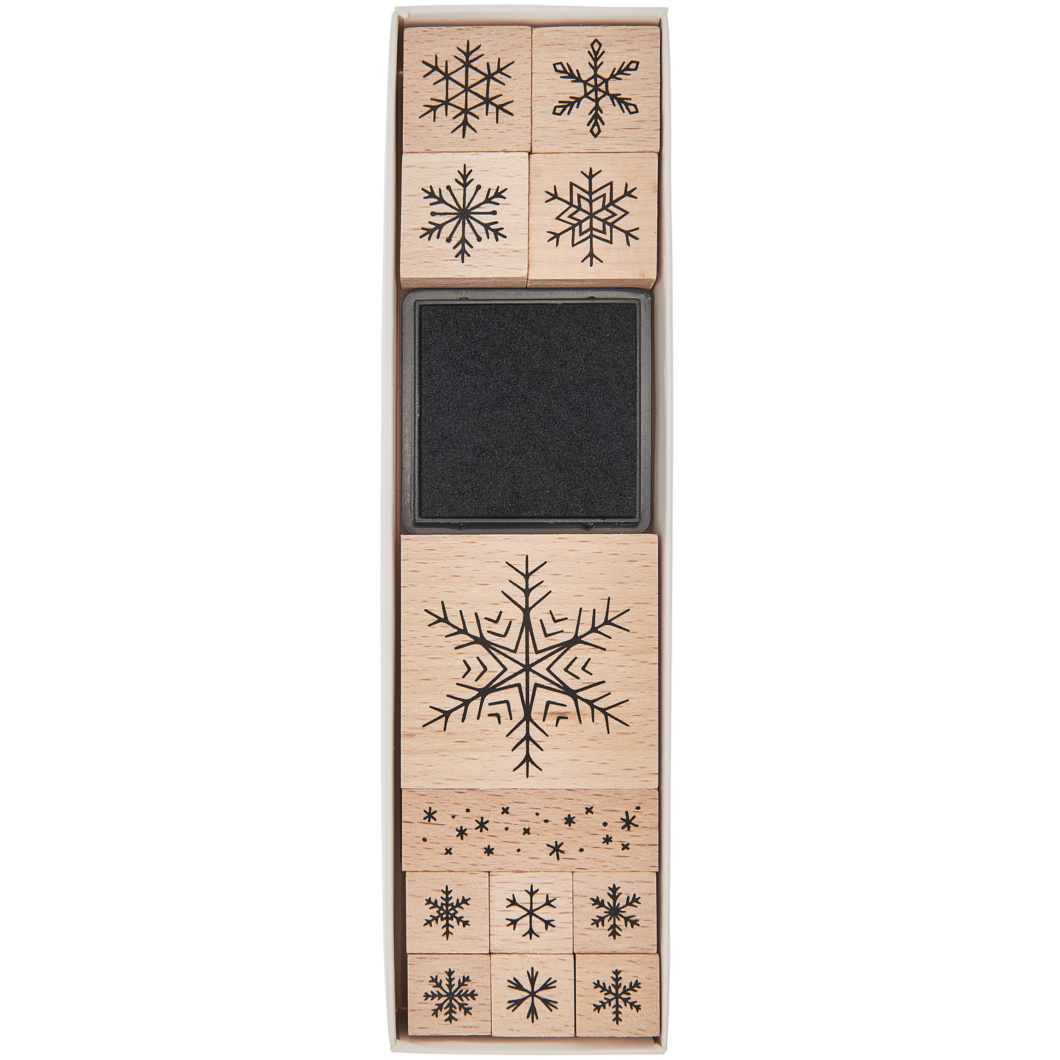 Paper Poetry Stempelset Schneeflocken von Rico Design