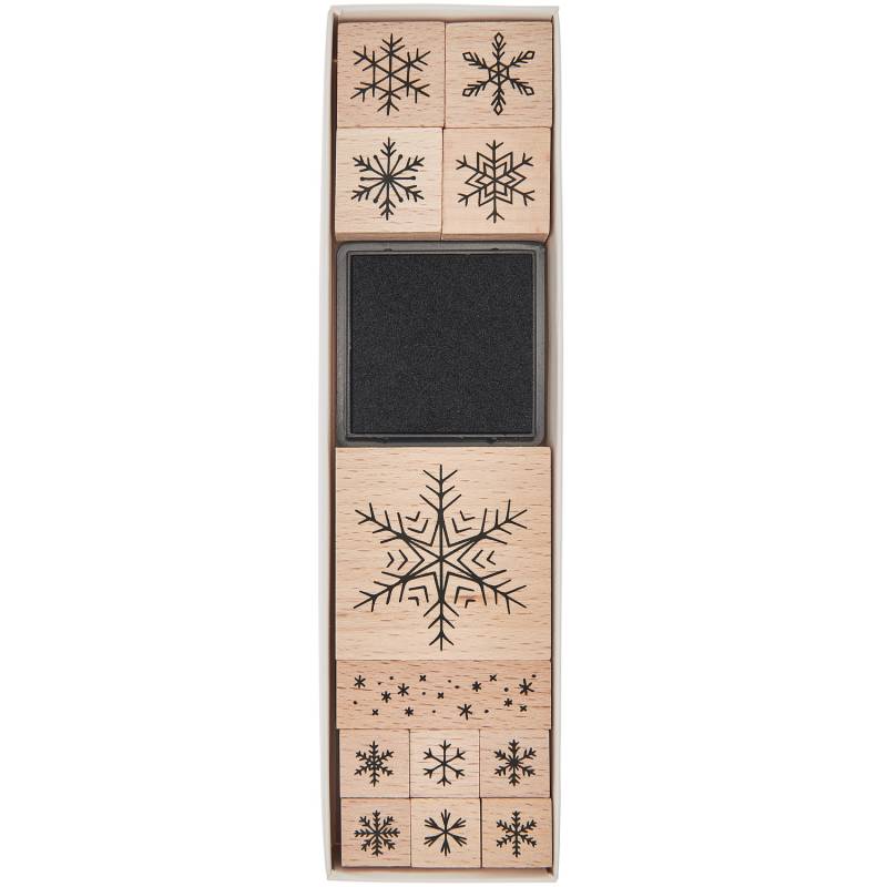 Paper Poetry Stempelset Schneeflocken von Rico Design