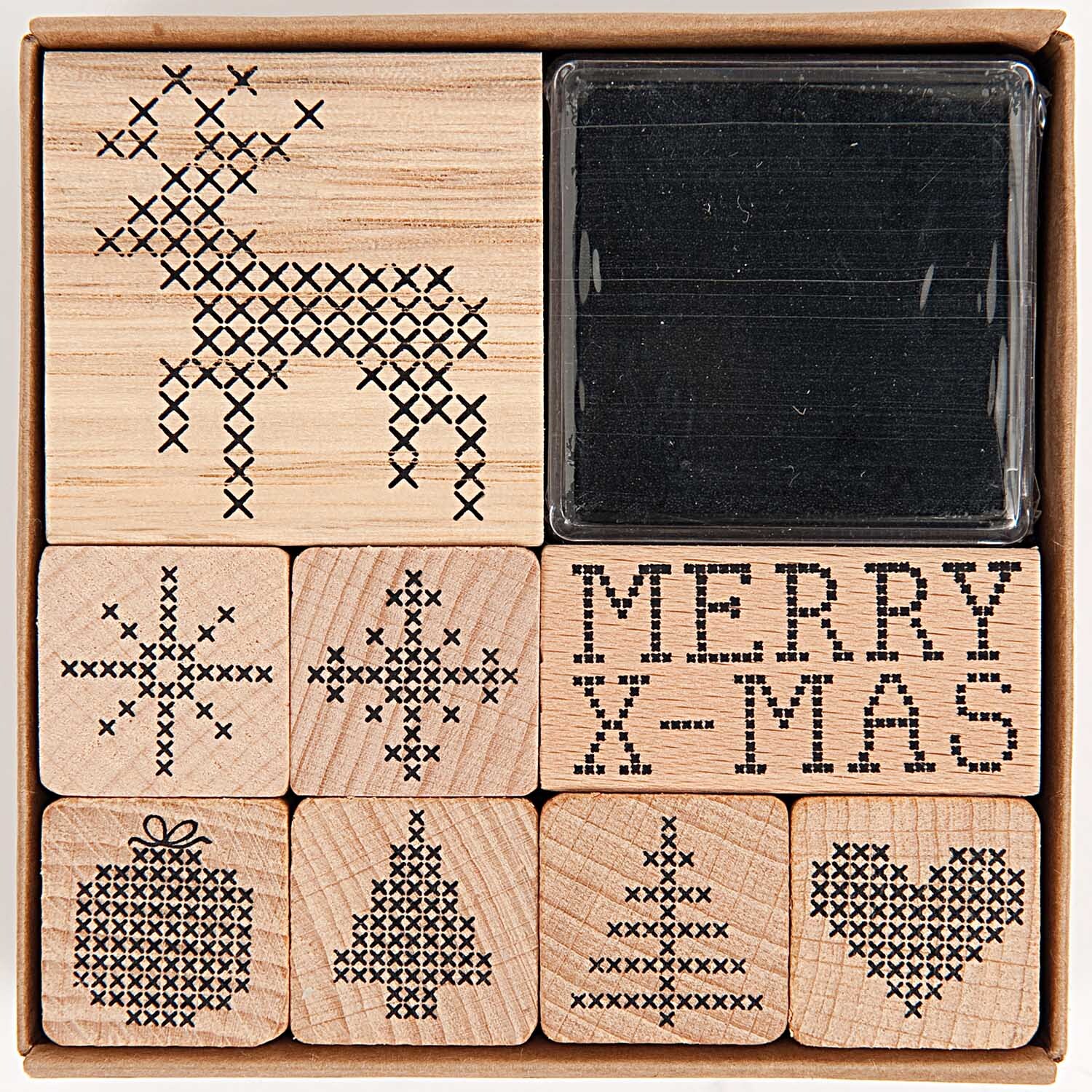 Paper Poetry Stempelset Weihnachten Kreuzstich Paper Poetry Stempelset Weihnachten Kreuzstich von Rico Design
