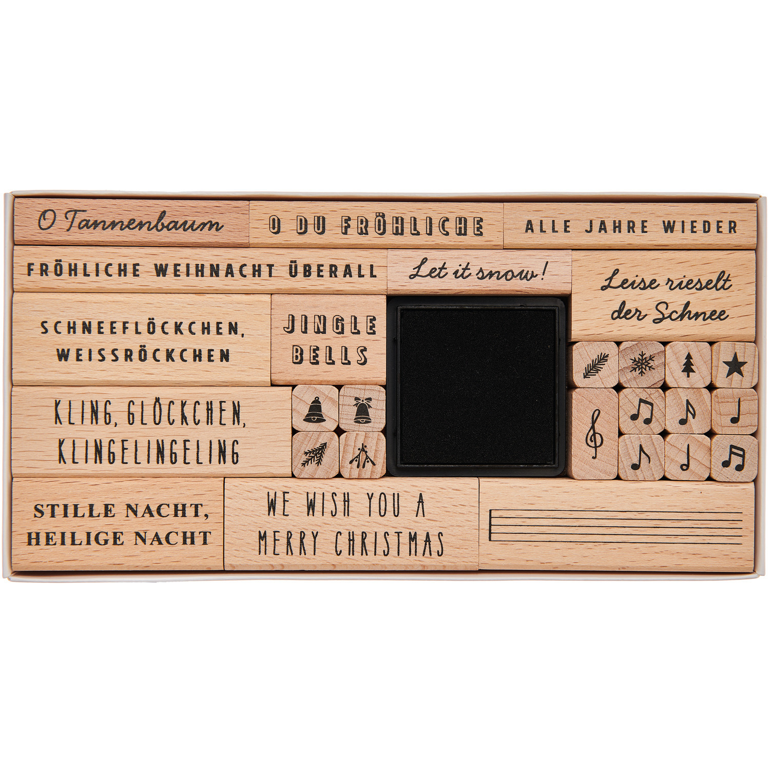 Paper Poetry Stempelset Weihnachtslieder von Rico Design