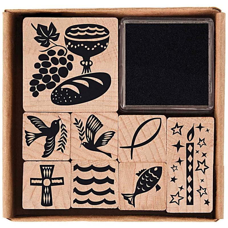 Rico Design Paper Poetry Stempelset christliche Symbole von Rico Design